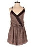 Blush 100% Rayon Polka Dots Brown Romper Size S - photo 1