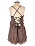 Blush 100% Rayon Polka Dots Brown Romper Size S - photo 2
