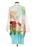 Unbranded Graphic White Kimono Size 5XL - photo 2