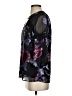 Daniel Rainn Floral Black 3/4 Sleeve Blouse Size XS - photo 5