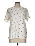 Old Navy 100% Cotton Ivory Short Sleeve Blouse Size L - photo 1