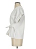 Express Outlet Ivory Short Sleeve Blouse Size XS - photo 5
