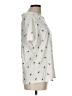 Old Navy 100% Cotton Ivory Short Sleeve Blouse Size L - photo 4