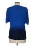 Chico's 100% Rayon Blue Short Sleeve Top Size Med (1) - photo 2