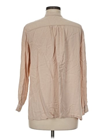 Olivia Grey Long Sleeve Blouse (view 2)