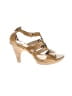 Sofft 100% Leather Gold Sandals Size 9 - photo 1