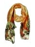 Unbranded Floral Orange Scarf One size - photo 1
