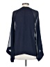 Essentialist 100% Polyester Blue Long Sleeve Blouse Size S - photo 2