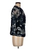 Alex Evenings 100% Polyester Print Black Blazer Size 8 - photo 4