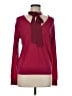 Tanya Taylor 100% Wool Burgundy Wool Pullover Sweater Size M - photo 1
