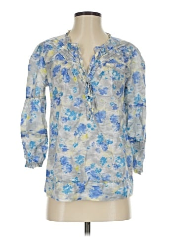 DKNY Jeans 3/4 Sleeve Blouse (view 1)