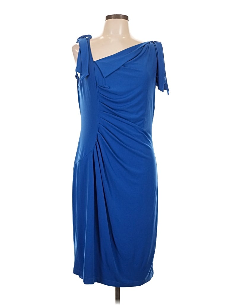 Pre-owned David Meister Cocktail Dress In Blue