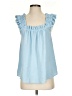 Unbranded 100% Polyester Blue Sleeveless Blouse Size S - photo 1