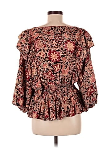 House of Harlow 1960 3/4 Sleeve Blouse (view 2)