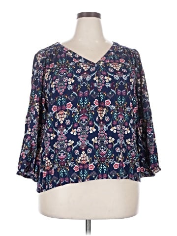 St. John's Bay 3/4 Sleeve Blouse (view 1)