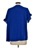 Shein Blue Short Sleeve Blouse Size 12 - photo 2
