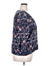 St. John's Bay 100% Rayon Blue 3/4 Sleeve Blouse Size XXL - photo 4