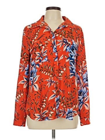 Ann Taylor LOFT Long Sleeve Blouse (view 1)