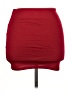 Nollie Solid Red Casual Skirt Size XL - photo 2