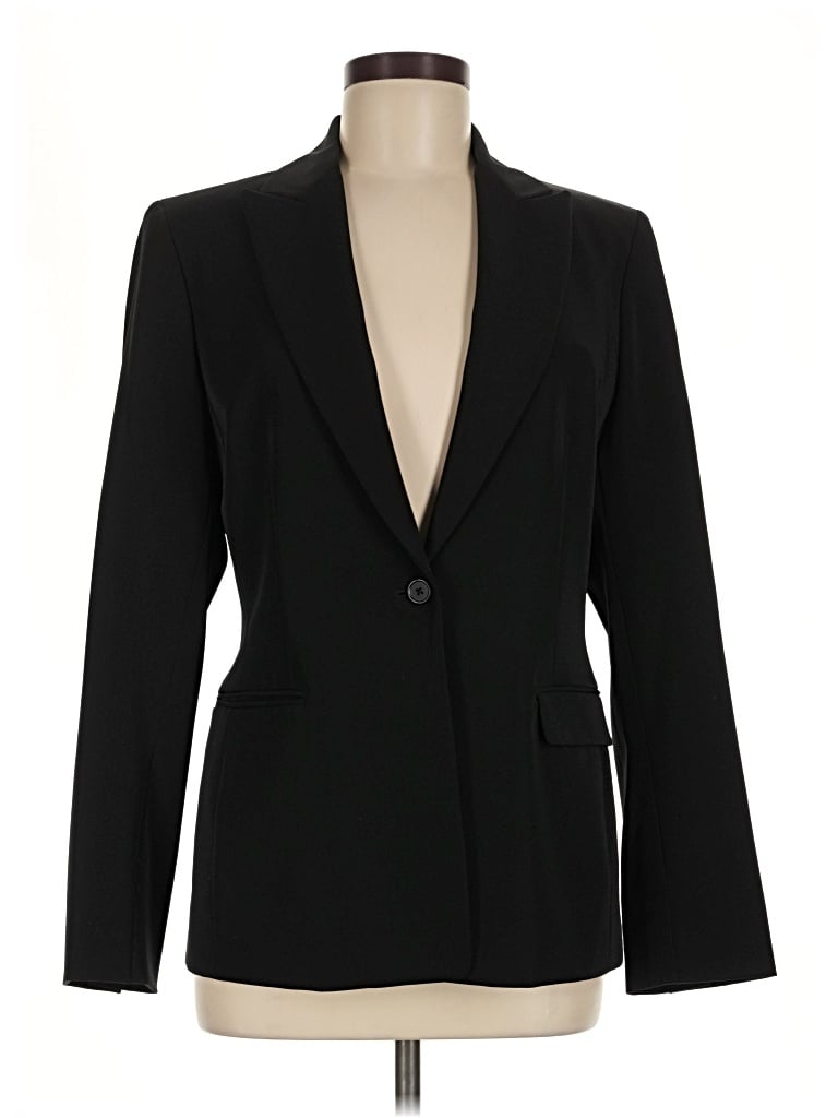 Pre-owned Tahari Blazer Jacket In Black