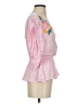 Cleobella 100% Viscose Pink 3/4 Sleeve Blouse Size XS - photo 4