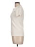 Helmut Lang 100% Polyester Ivory Short Sleeve Turtleneck Size L - photo 5