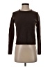 Zara 100% Lana Wool Brown Wool Pullover Sweater Size S - photo 1
