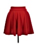 Urban Coco Solid Red Casual Skirt Size XL - photo 1