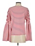 J.Crew 100% Cotton Red Long Sleeve Top Size S - photo 2