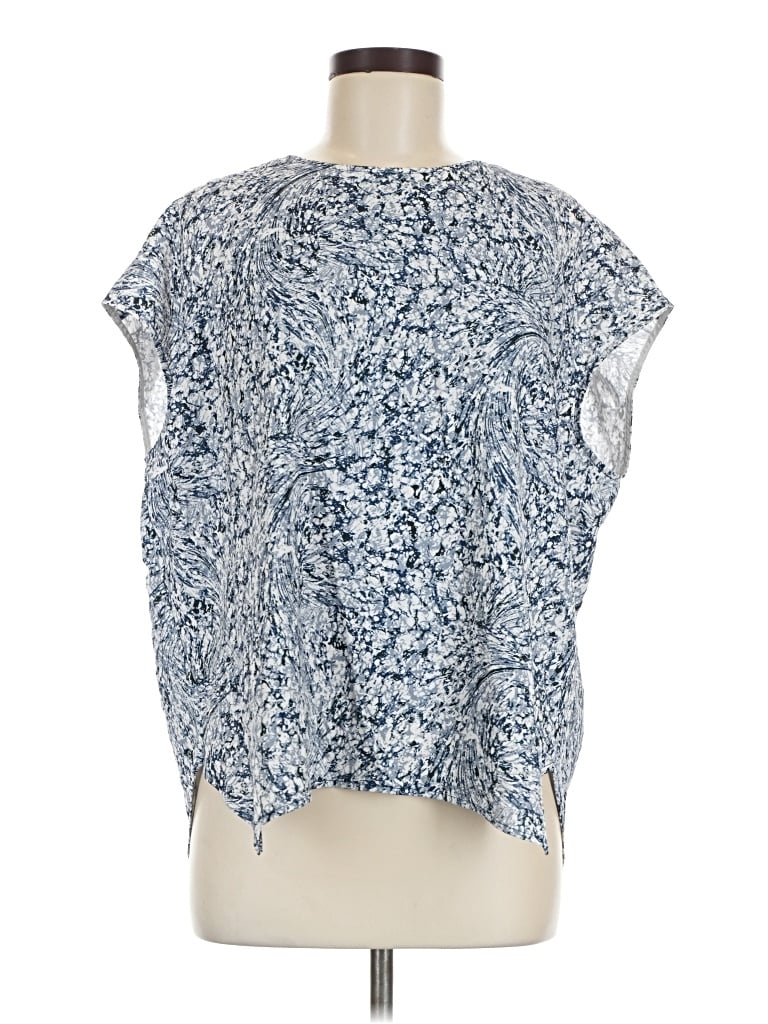 Pre-owned Mm. Lafleur Sleeveless Blouse In Blue