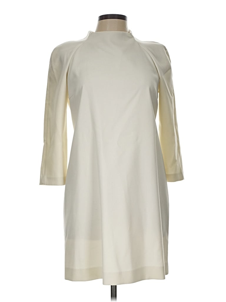 Pre-owned Zara Casual Dress In Ivory