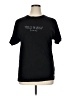 Assorted Brands 100% Cotton Solid Black Short Sleeve T-Shirt Size XL - photo 1