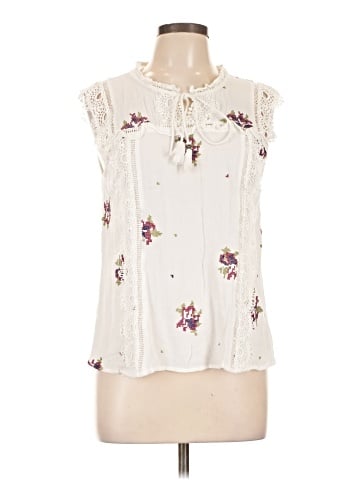 Pale Sky Sleeveless Blouse (view 1)