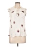 Pale Sky 100% Rayon Ivory Sleeveless Blouse Size L - photo 1