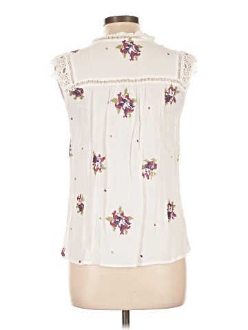 Pale Sky Sleeveless Blouse (view 2)
