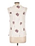 Pale Sky 100% Rayon Ivory Sleeveless Blouse Size L - photo 2