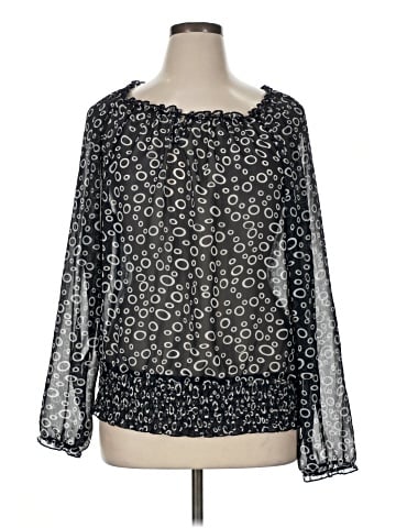 Cj Banks Long Sleeve Blouse (view 1)