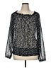 Cj Banks 100% Polyester Black Long Sleeve Blouse Size 1X - photo 1