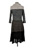 Robbie Bee Tweed Gray Casual Dress Size L - photo 2