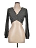 Urban Romantics Gray 3/4 Sleeve Blouse Size L - photo 1