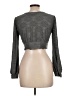 Urban Romantics Gray 3/4 Sleeve Blouse Size L - photo 2