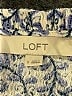 Ann Taylor LOFT Floral Blue Short Sleeve Blouse Size S - photo 7