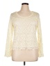Emma James 100% Polyester Ivory Long Sleeve Top Size XL - photo 1