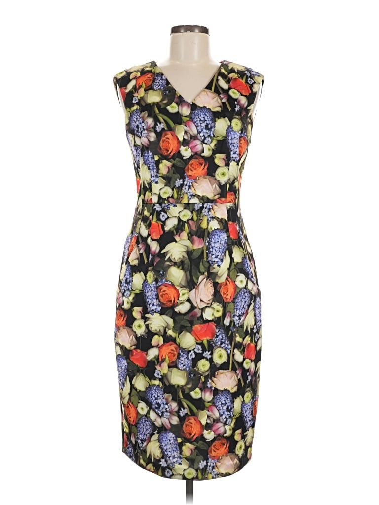 Pre-owned T Tahari Cocktail Dress In Black