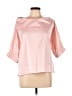 Finley Pink 3/4 Sleeve Blouse Size XL - photo 1