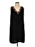 JACK 100% Polyester Black Casual Dress Size L - photo 1