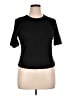 Adrienne Vittadini Black Short Sleeve Top Size XL - photo 1