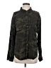Sanctuary 100% Rayon Camo Green Long Sleeve Button-Down Shirt Size M - photo 1