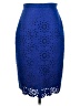 Banana Republic Monogram Blue Formal Skirt Size 4 - photo 1