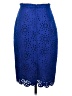 Banana Republic Monogram Blue Formal Skirt Size 4 - photo 2